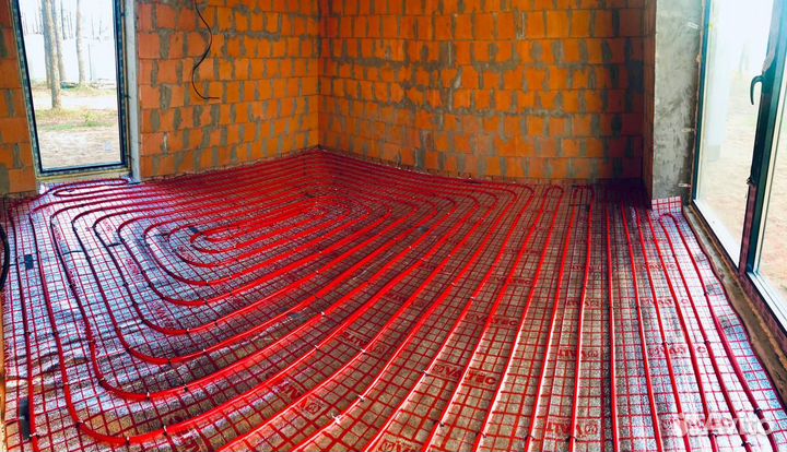 Монтаж отопления и водоснабжения в частном доме