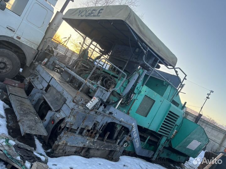 Асфальтобетоноукладчик Vogele SUPER 2500, 2002