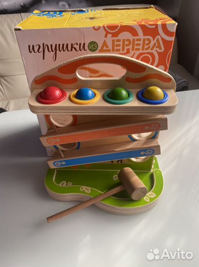 Развивающая игрушка деревянная