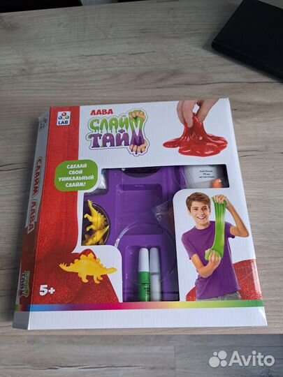 Набор 1 TOY Слайм тайм. Лава Т1436