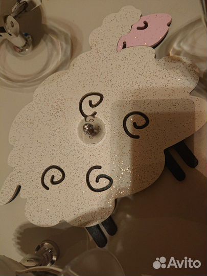 Люстра Польша 40 см в диаметре Овечка