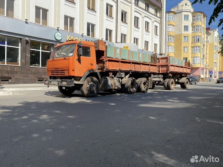 Грузоперевозки камаз сельхозник с прицепом