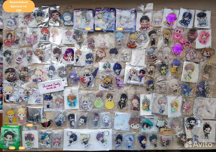 Оригинальные акриловые аниме брелки (18.03.24)