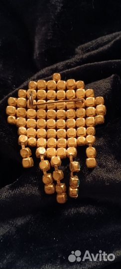 Брошь-орден, бижутерия, ЧССР