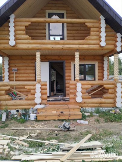 Сруб бани, ручная рубка, заказы