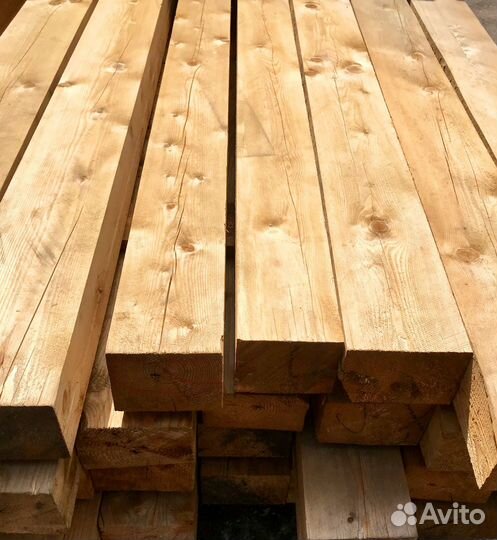 Натуральный брус строганный, разные сечения