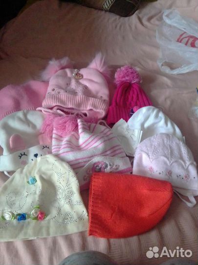 Шапки детские качественные новые и б.у