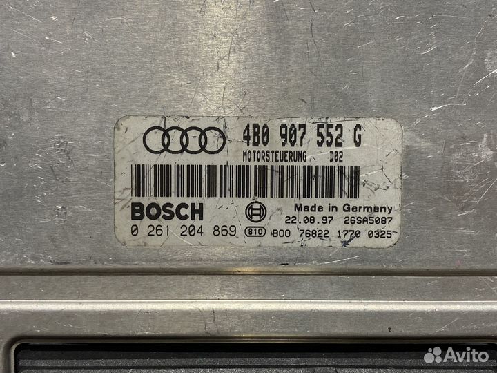 Эбу двигателя VAG Audi A4 B5 A6 C5 Passat B5