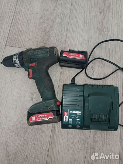 Шуруповерты аккумуляторные бу metabo 12v