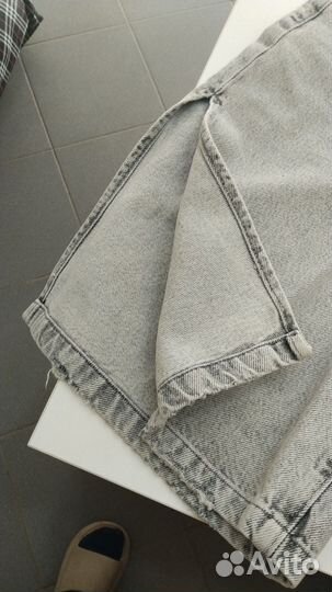 Джинсовые шорты бермуды lime