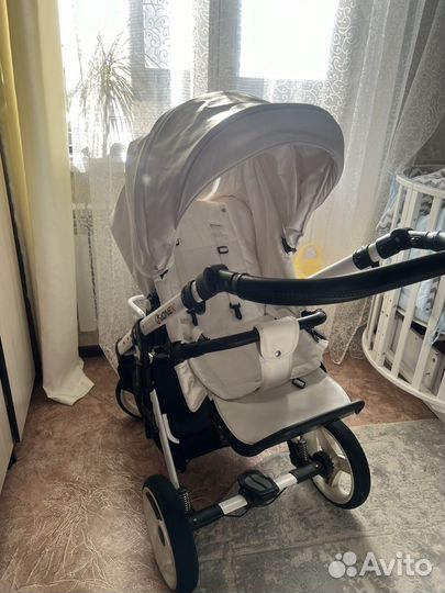 Коляска 2 в 1 lonex кож/зам
