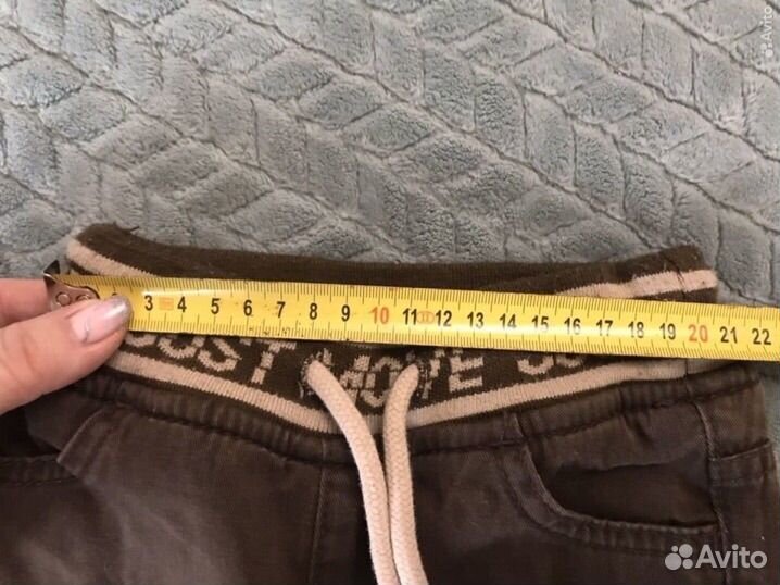 Брюки для мальчика на флисе, 92
