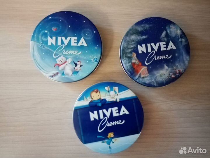 Пустые баночки из под крема Nivea (возможен обмен)
