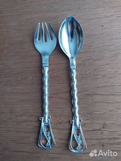 Набор чайных ложек и вилок СССР