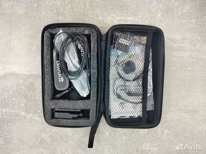 Микрофон беспроводной петличный kimafun 2,4G