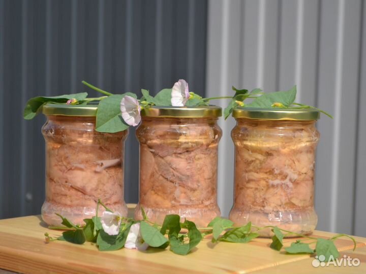 Печень трески в стекле