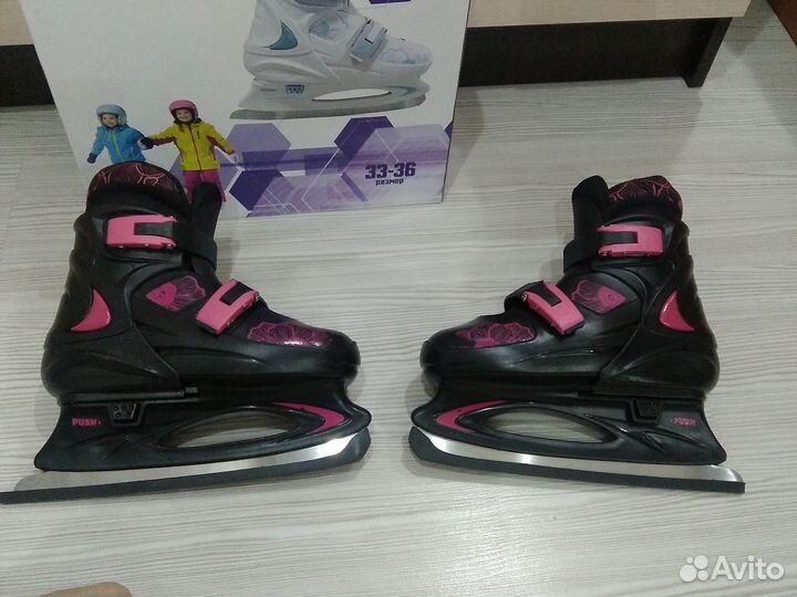 Коньки раздвижные для девочки