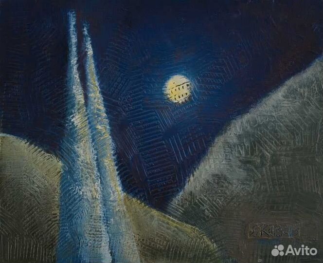 Картина маслом на холсте пейзаж