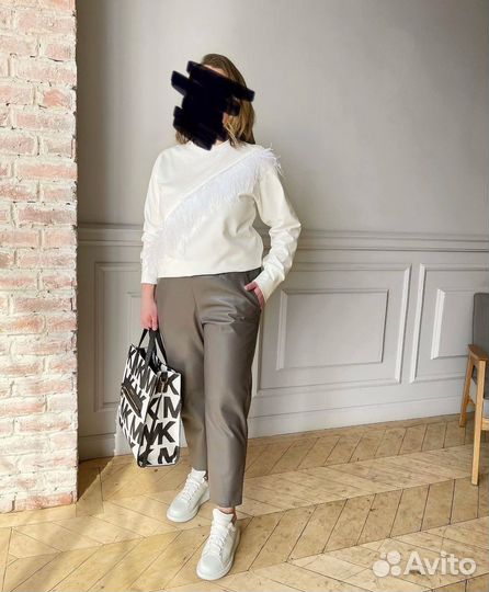 Брюки из экокожи vereteno