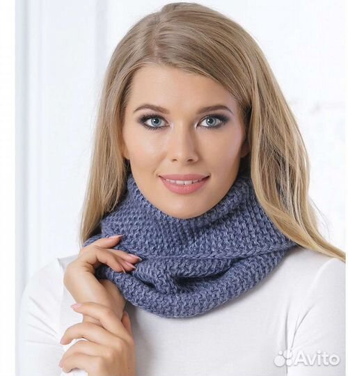 Комплект шапка и снуд