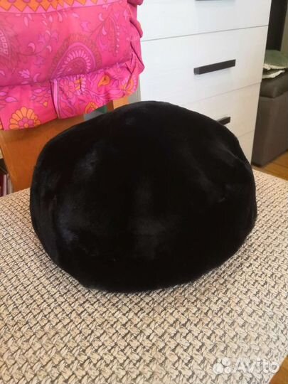 Шапка жён. Берет мутоновый новый, чёрный, мягкий