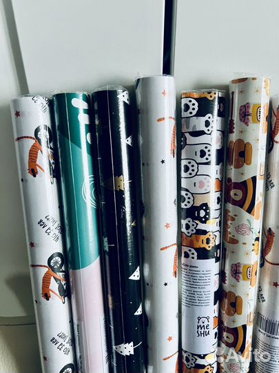 Бумага для подарков упаковочная