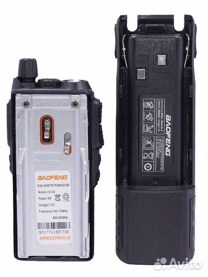 Рация Baofeng UV-82 с аккумулятором 3800 мАч