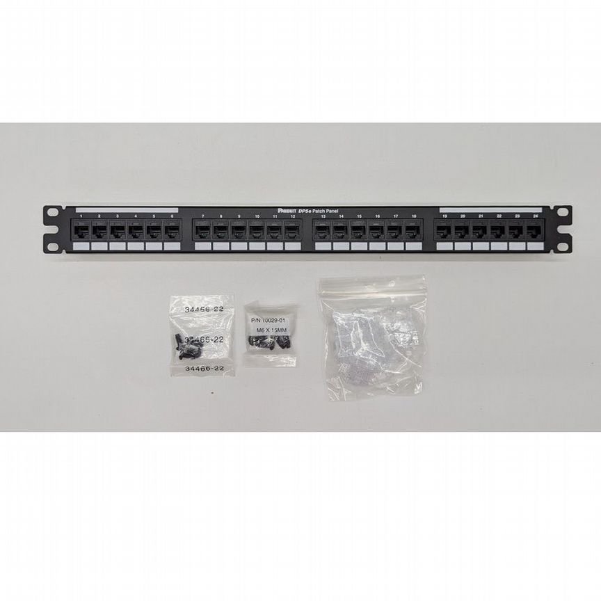 [DP245E88TGY] Патч-Панель Panduit, 19", 1u, 24 Порт