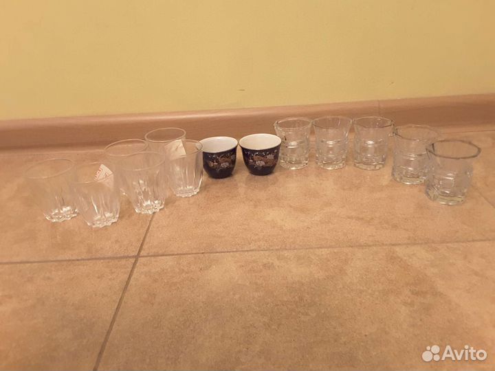 Рюмки СССР разные