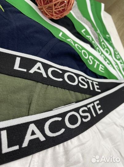 Трусы мужские боксеры Lacoste