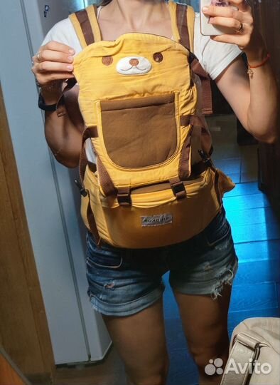 Эрго-Рюкзак хипсит со спинкой