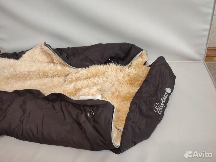 Конверт зимний на искуственной овчине