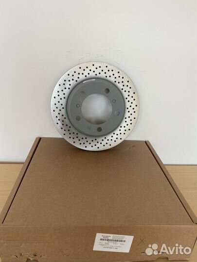 Диск тормозной задний Porsche Boxter, Cayman