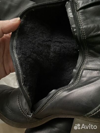 Сапоги женские зимние натуральная кожа 40
