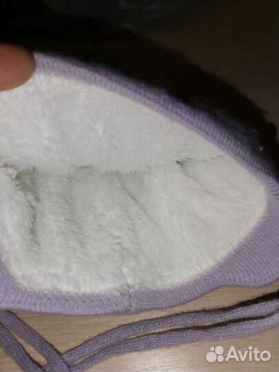 Шапка на девочку от 0-1 мес