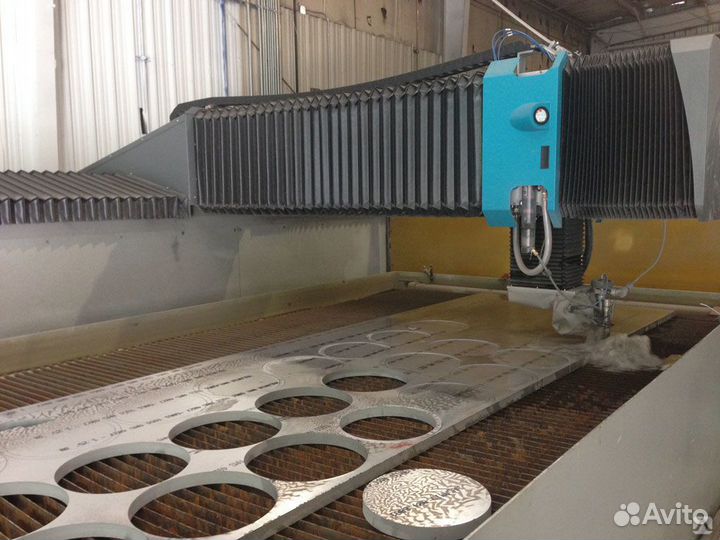 Гидроабразивная резка металла