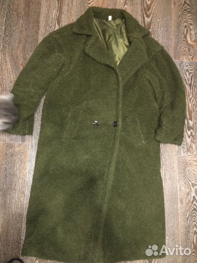 Пальто из чебурашки S