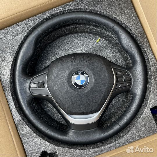 Руль Bmw f30 с обогревом спорт оригинал