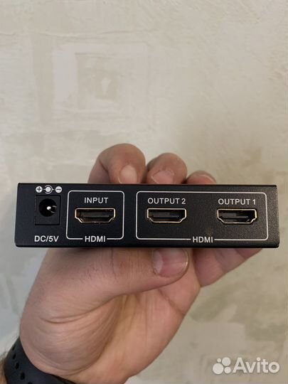 Сплиттер hdmi 1 вход 2 выхода MD 112 mini dayton