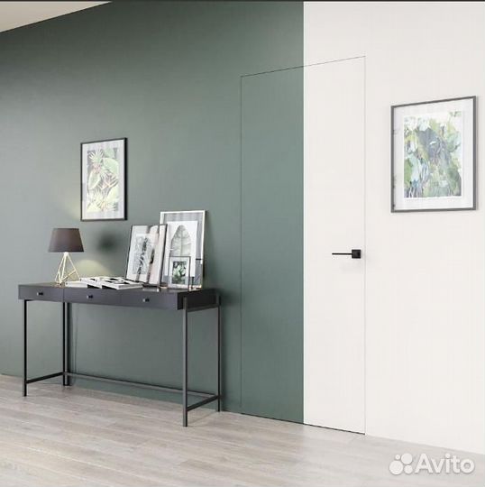 Двери скрытые под покраску Estet