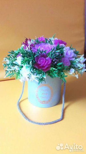 Букет из мыльных цветов