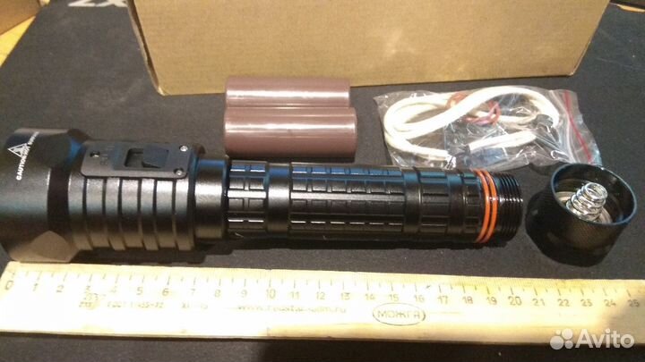 Фонарь для дайвинга 4х XML-2