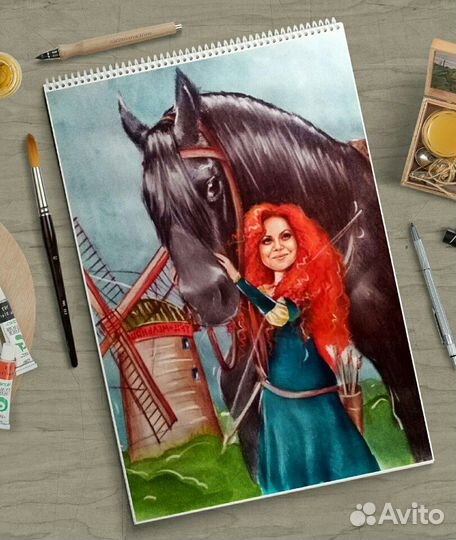 Портреты и шаржи по фото