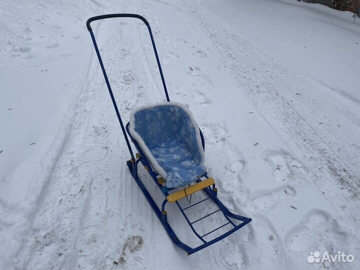 Детские санки с колесами