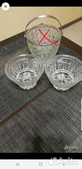 Конфетницы хрусталь, СССР