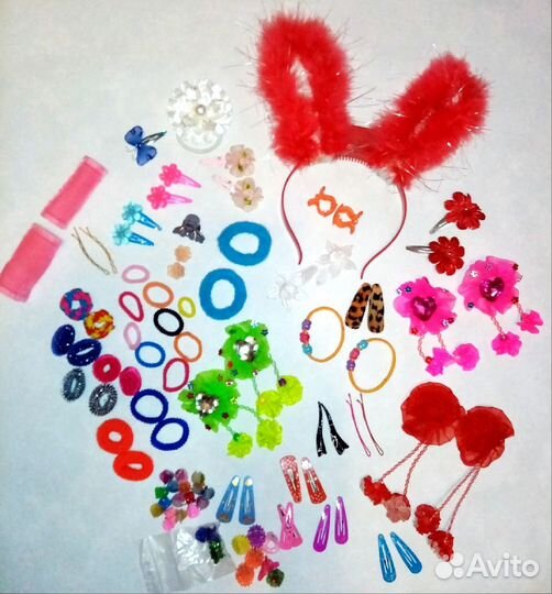 Детские резинки для волос,заколки,бантики и т.д