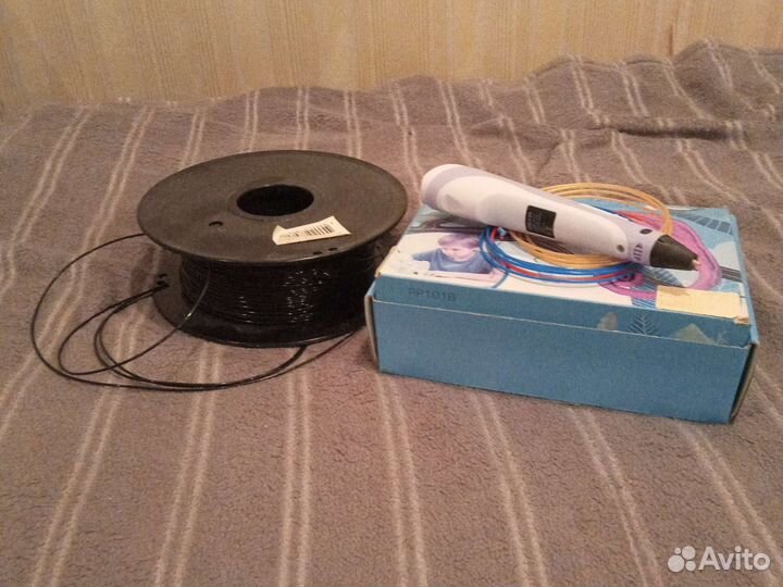 3Д ручка + моток пластика