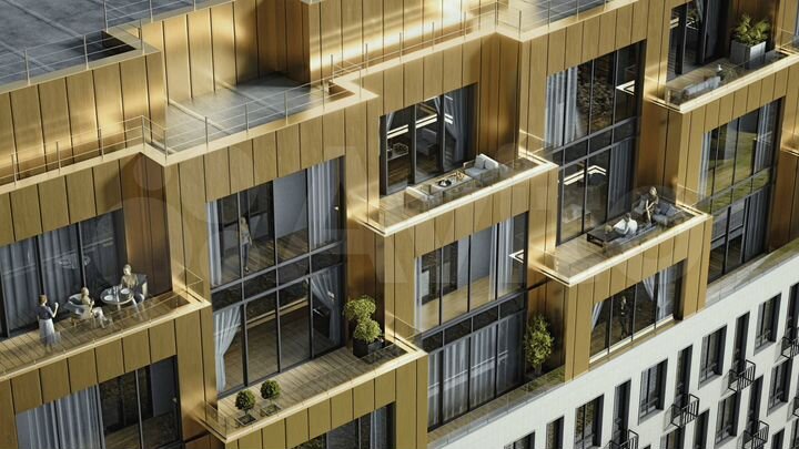 Своб. планировка, 66,9 м², 14/23 эт.