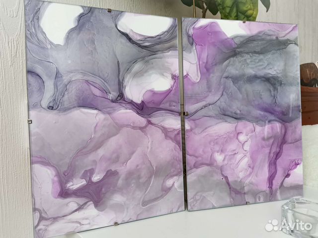 Картина спиртовыми чернилами