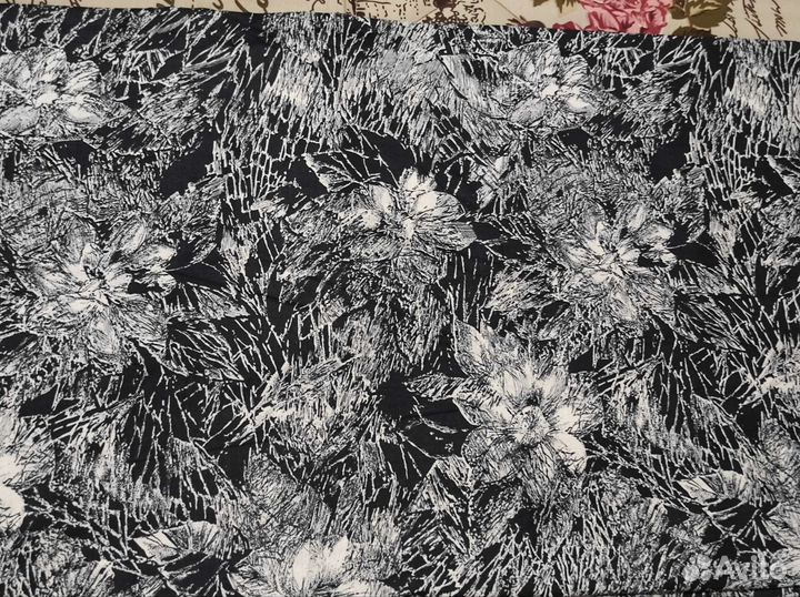 Отрез ткани ситец времён СССР